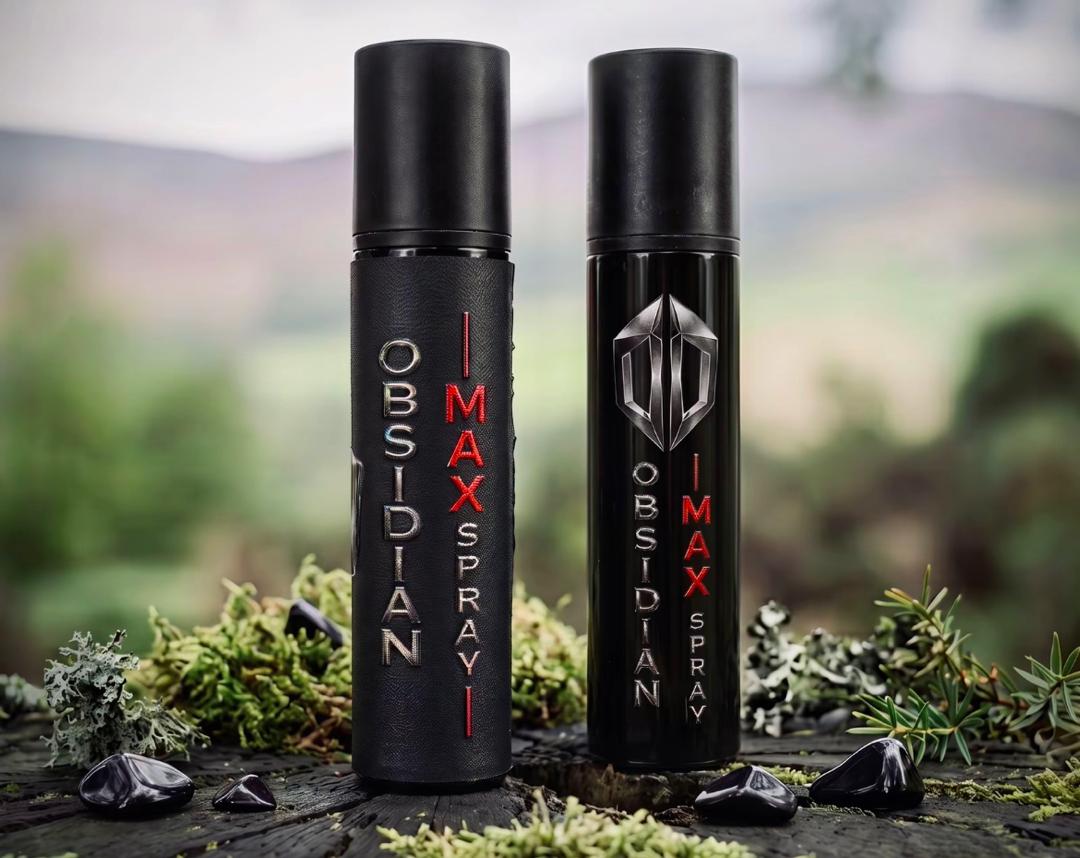 Dua botol semburan Obsidian Max
